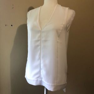 White Michael Kors Hi-low Tunic Size S